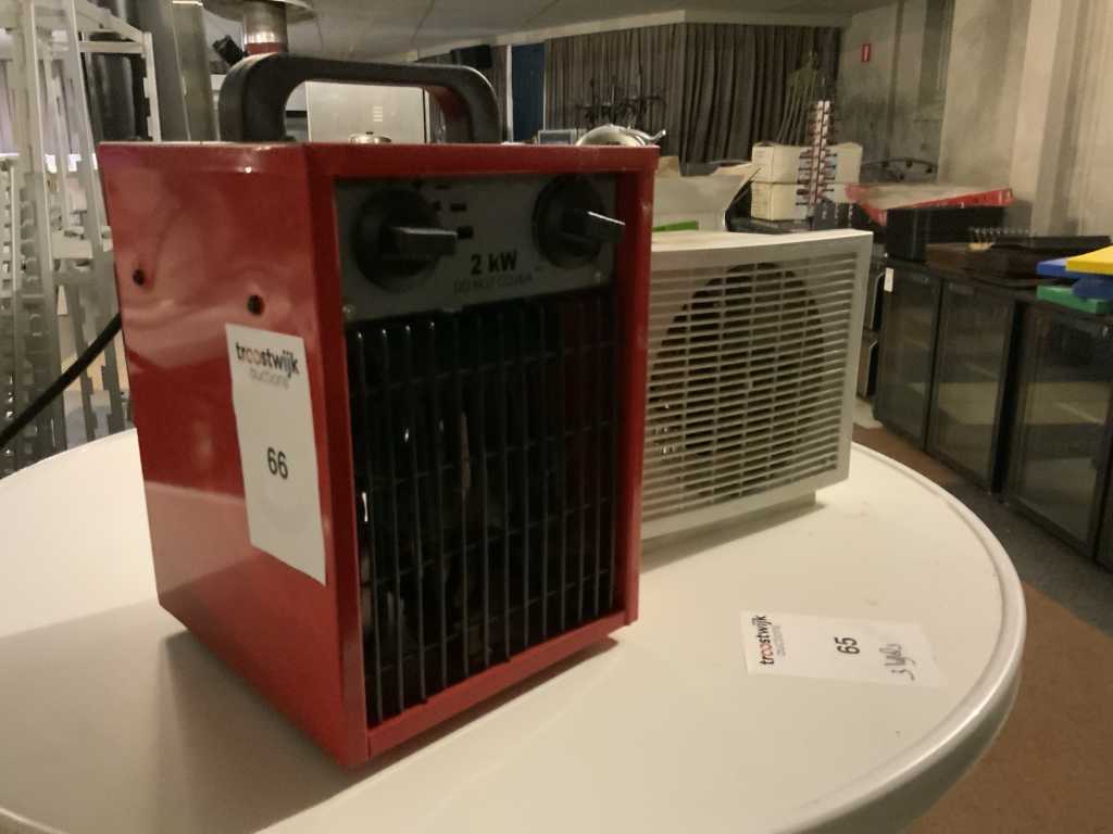 Toolland fan heater (2x)