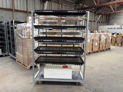 VIF SYSTEMS - multi-level indoor grow racks (5x)