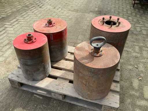 Eurostar/Iddi SB,  Dikwandig Betonboor dikwandig 320, 390, 400, 400 mm doorsnede (4x)