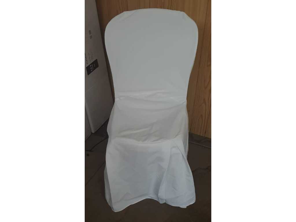 Weiße Bezüge für Stuhl (20x)