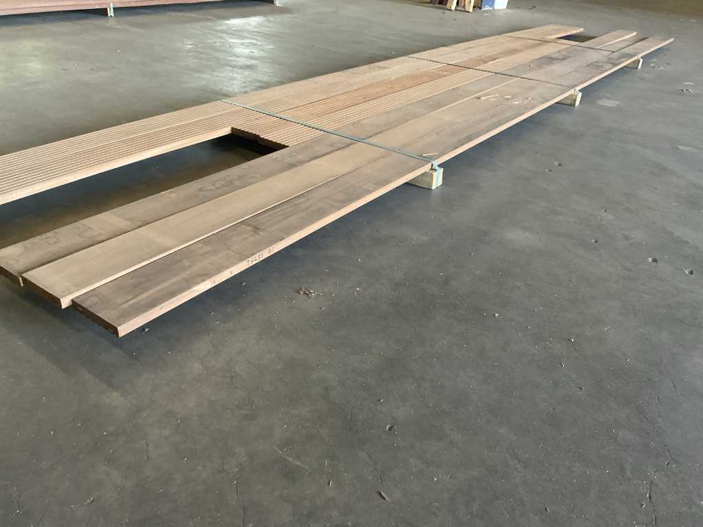 Bangkirai decking boards (6x)