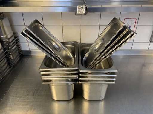 GN 1/3 - Lot de récipients et couvercles gastronormes