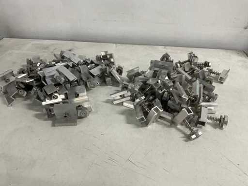 Aluminum Between and Mid Clamp for Solar Panel Mounting (80x)