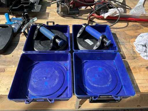2 piezas Taquador de succión Veribor Bomba de succión Elevador de succión de 210 mm 120 kg