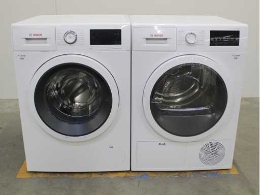Bosch Series|6 EcoSIlence Drive Waschmaschine & Bosch Series|6 Wäschetrockner