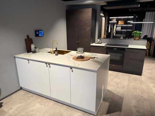 Kvik - kuchnia w salonie wystawowym