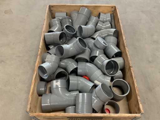 Batch of PVC fittings
