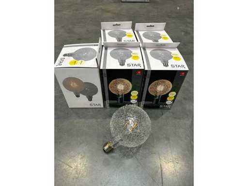 STAR - 5x Light Bulb - LED ICE DROP DECO