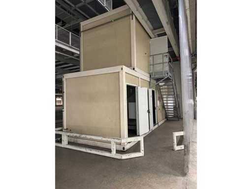 Removable office units with toilet (2x)