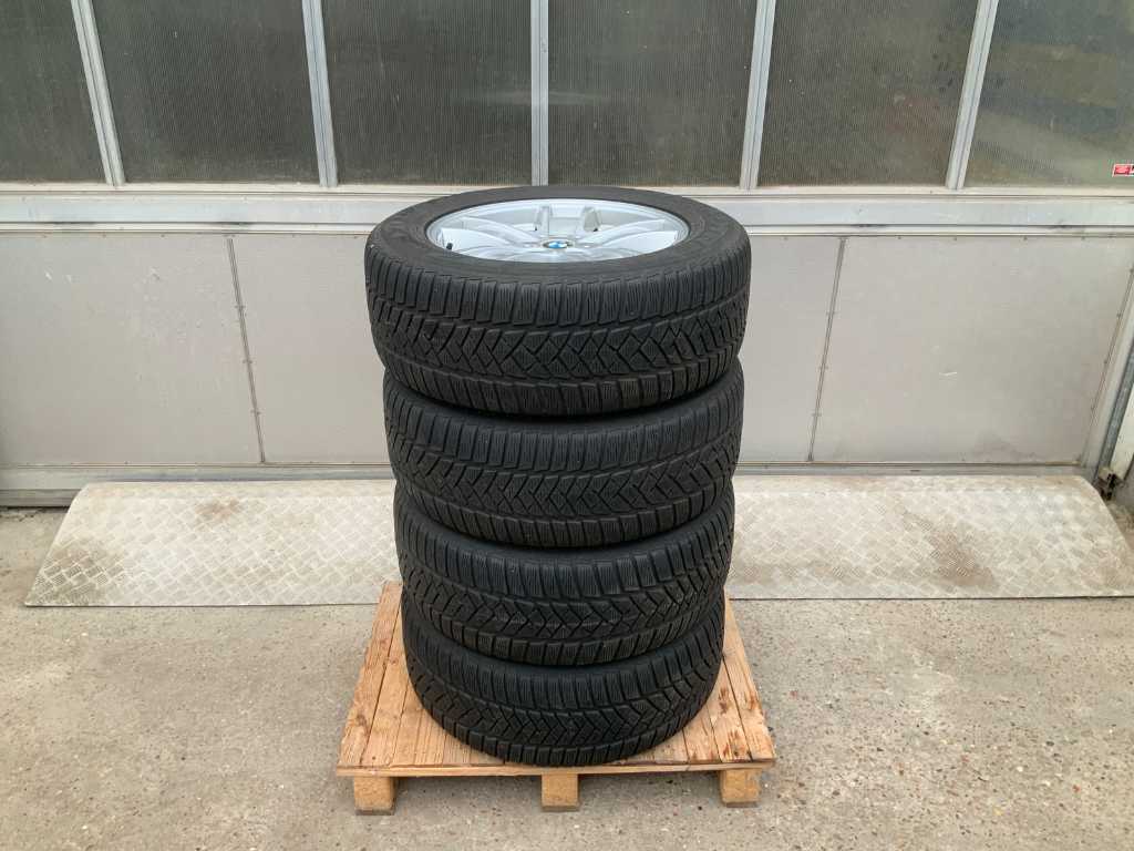 Rim set with winter tyres