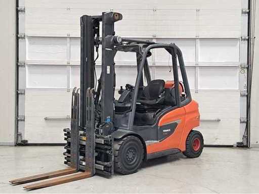 Linde - 2021 - H30T - 4.19M Duplex, Fork Positioner - Forklift