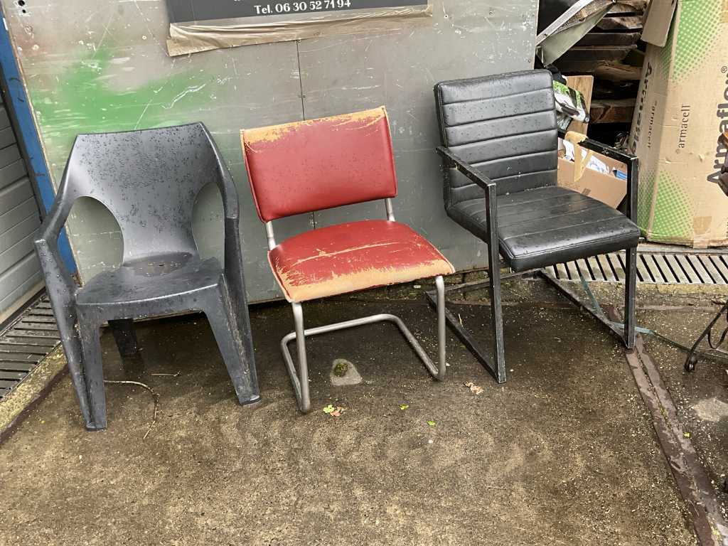 Diverse stoelen (9x)
