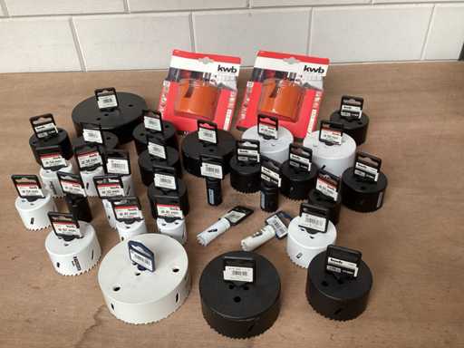 KWB mix lot varie seghe a tazza (33x)