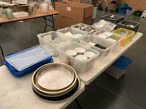 Lot of various catering equipment