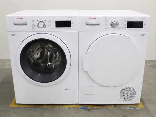 Série Bosch|8 Machine à laver VarioPerfect & Série Bosch|8 Sèche-linge à condensateur autonettoyant