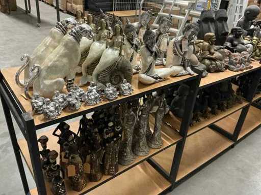 Partij diverse decoratie beelden (72x)