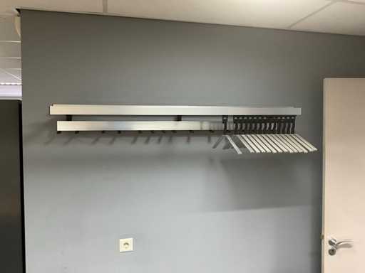 Wall coat rack