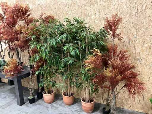 Diverse kunstplanten (13x)