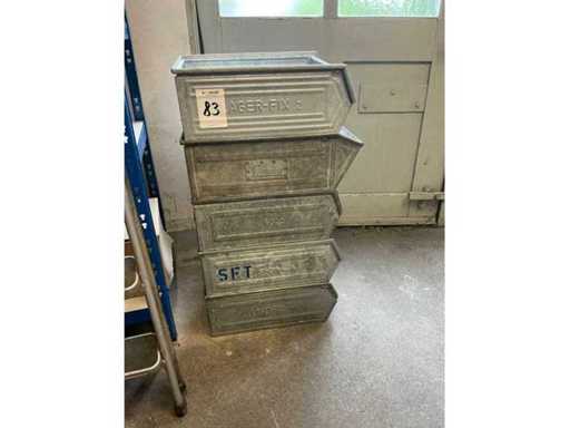 5x cassa impilabile
