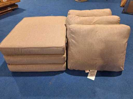 Set di cuscini per sedie da giardino 6 pezzi