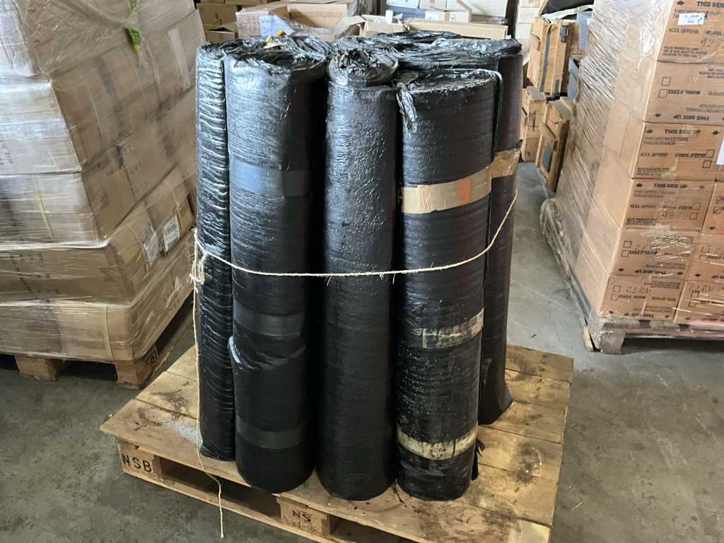 Bitumen dakbedekking met grijze Leislag 100cm breed (9x)