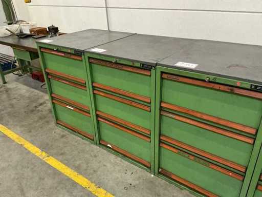 Armoire à outils HAHN+KOLB avec contenu