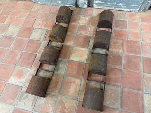 Scatola sospesa in metallo (2x)