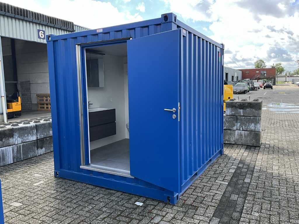 Mobiele luxe badkamer-container