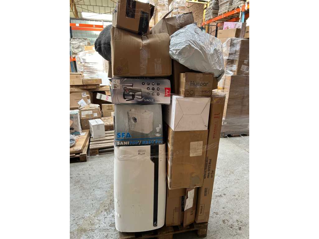 Pallet of 50 second-hand items