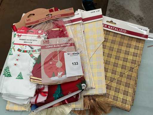 Party Tisch Weihnachten Linne.