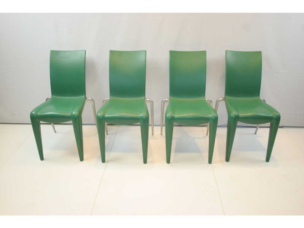 4 x VITRA Philippe Starck stoelen