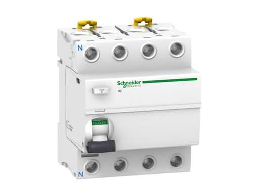 Schneider Electric A9R21480 Erd-Leckstromschalter 4p 80a 30 mA