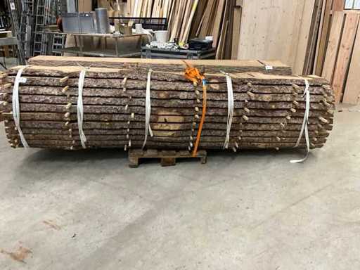 Spruce log trunk / 3.00m long / diameter approx. 67 cm / sawn in 50mm / 11 planks