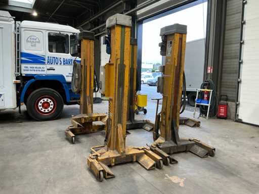 Sefac 1200M50 Mobile lifting columns (6x)