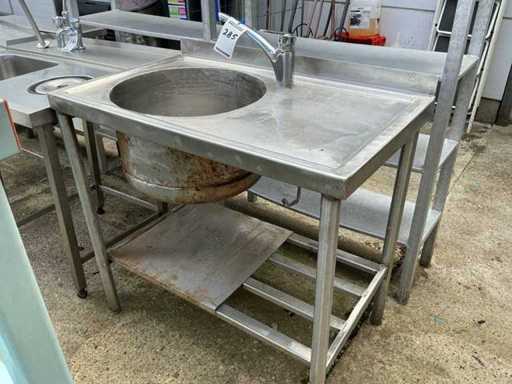 Lavabo en acier inoxydable