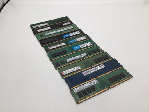 Partij 8GB DDR4 Intern Geheugen (10x)