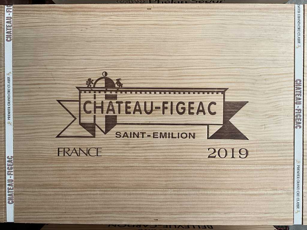 6x Bouteille de vin rouge CHATEAU-FIGEAC 2019