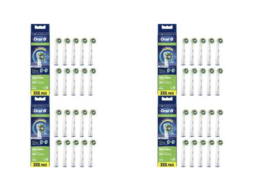 Oral-B CrossAction - With CleanMaximiser technology - Brush heads - 10 Pieces