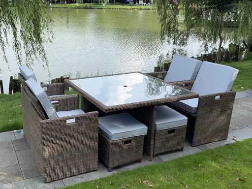 Gartenset - VONATO - Modern Grey - 0 - 9-teilig
