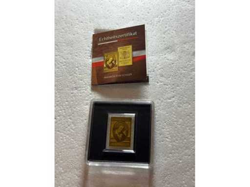 3000 Francs Friedrich von Schiller 1/500oz 999 Feingold
