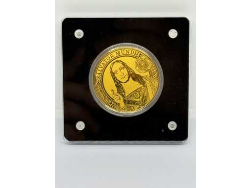 1/200 oz 999 Fijn Goud Da Vinci Salvatore Mundi