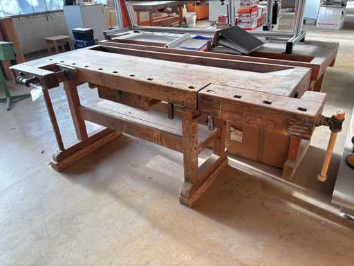   Workbench with tool cabinet