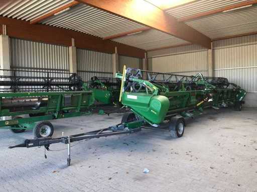John Deere 640X Schneidwerk – 10,7 m – inkl. Schneidwerkswagen – sehr guter Zustand