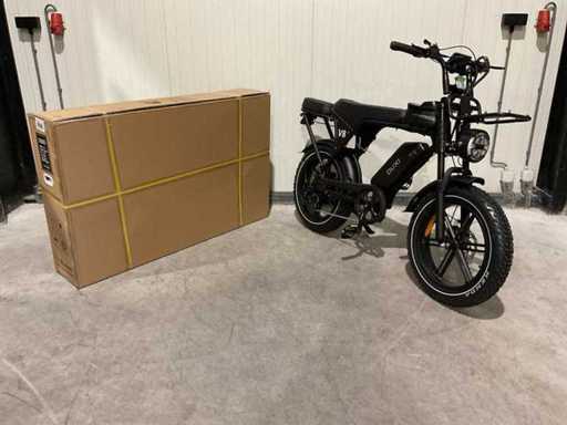 Ouxi - V8 with rack - Black - Electric bike