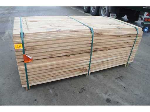 59,40 m² Okładzina dębowa