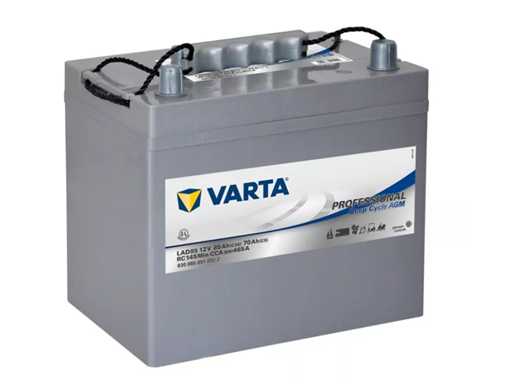 Varta LAD85 12v 85ah AGM Tiefzyklus-Batterie (10x)