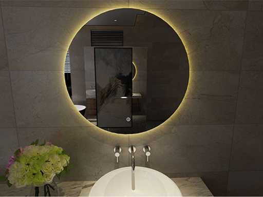 WB - Giro 38.4401 - Spiegel rond + Led 80 cm.