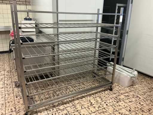 Roestvaststalen mobiel stelling