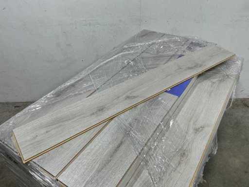 Premium Prestige - Elegancki dąb, jasnoszary - Podłoga laminowana 100 m2