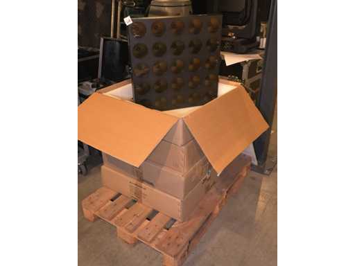 Luxibel - Set 4x Luxibel B25 - 25 x 10W RGB Amber Matrix LED